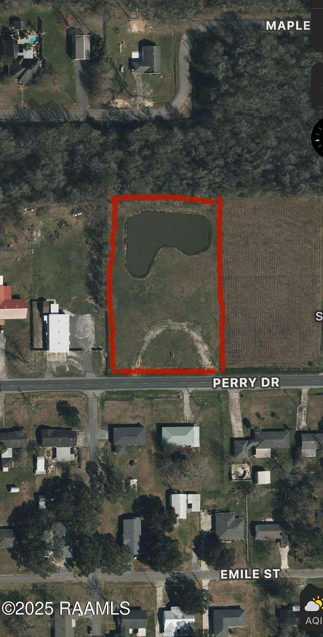 2 Acres of Commercial Land for Sale in Perry, Louisiana