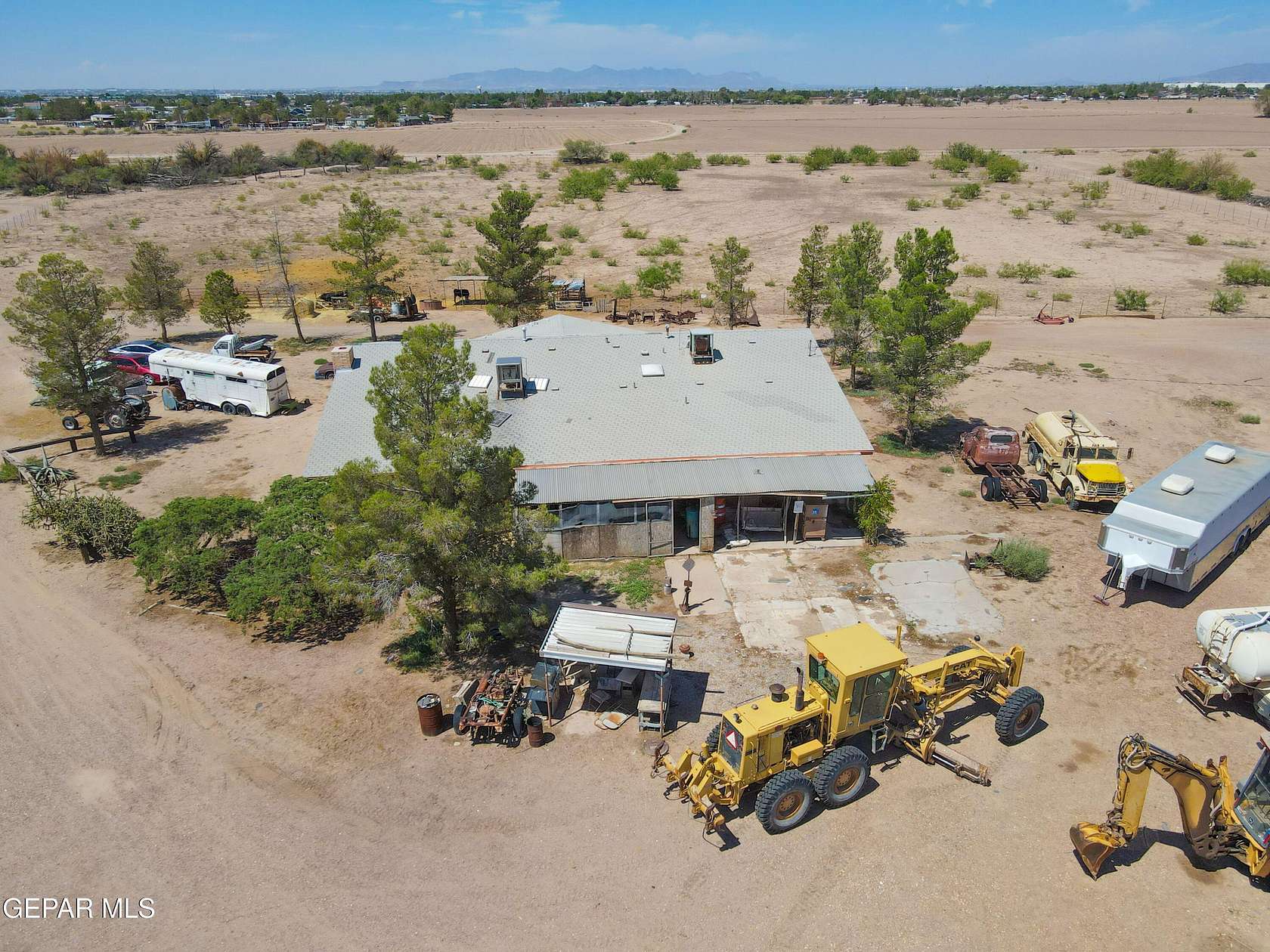 10.2 Acres of Land with Home for Sale in Socorro, Texas