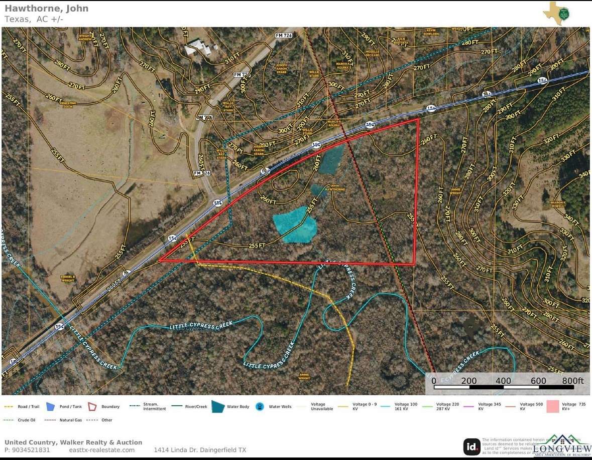 13.9 Acres of Recreational Land for Sale in Diana, Texas
