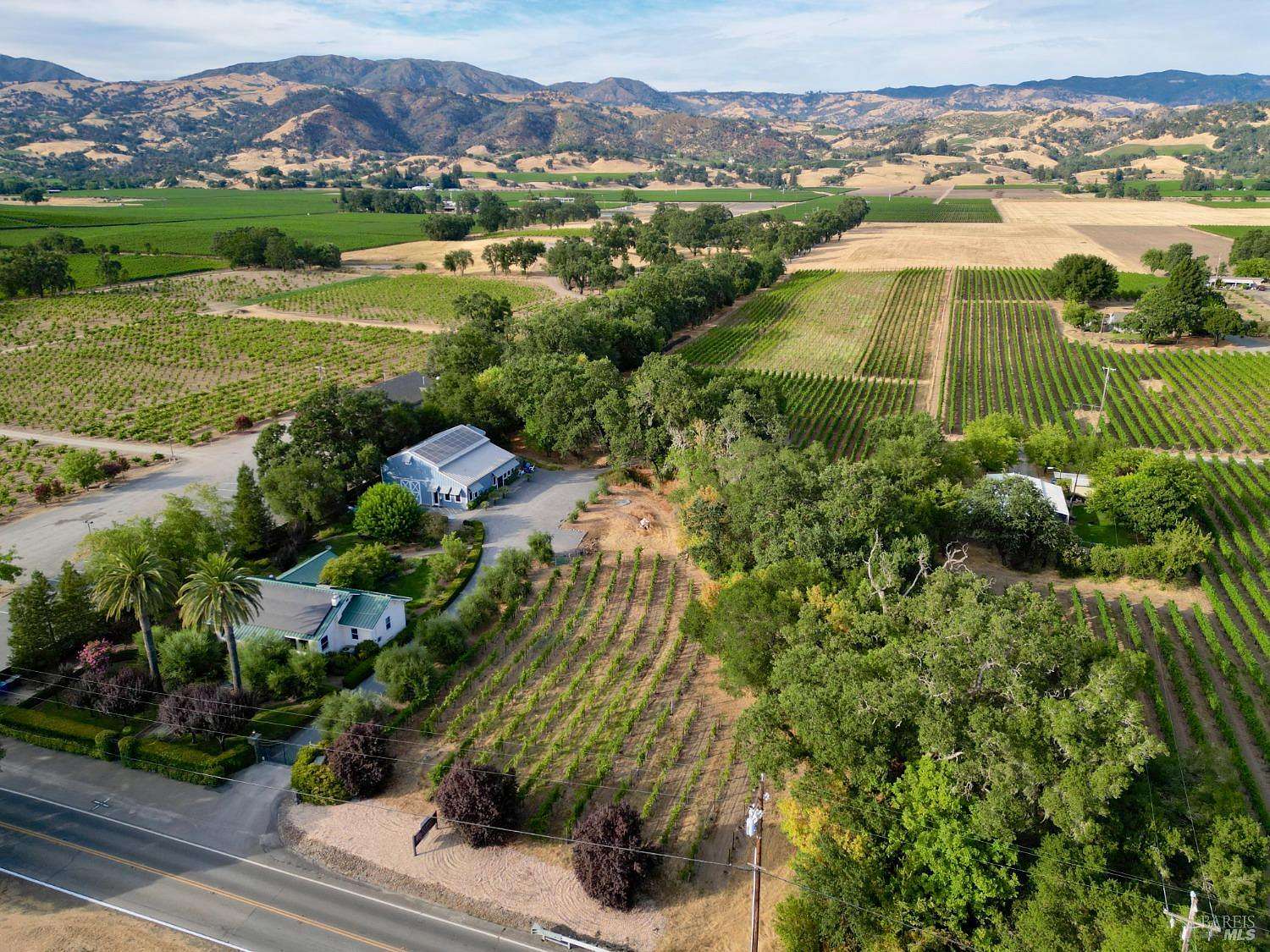 8 Acres of Land with Home for Sale in Geyserville, California