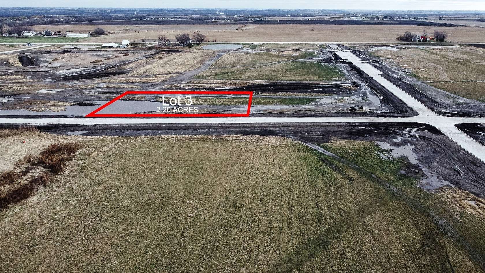 2.2 Acres of Commercial Land for Sale in Huxley, Iowa