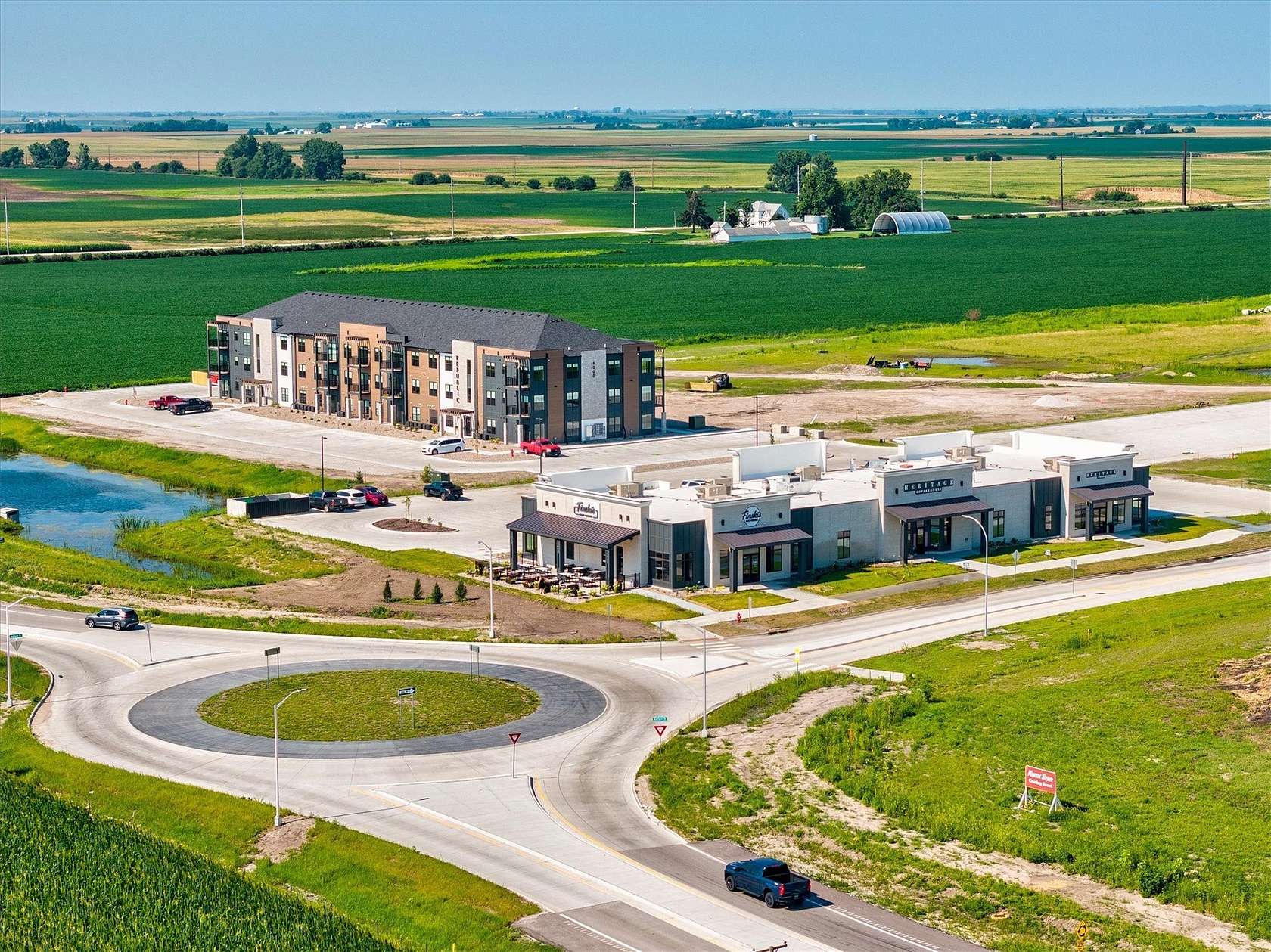 2.2 Acres of Commercial Land for Sale in Huxley, Iowa