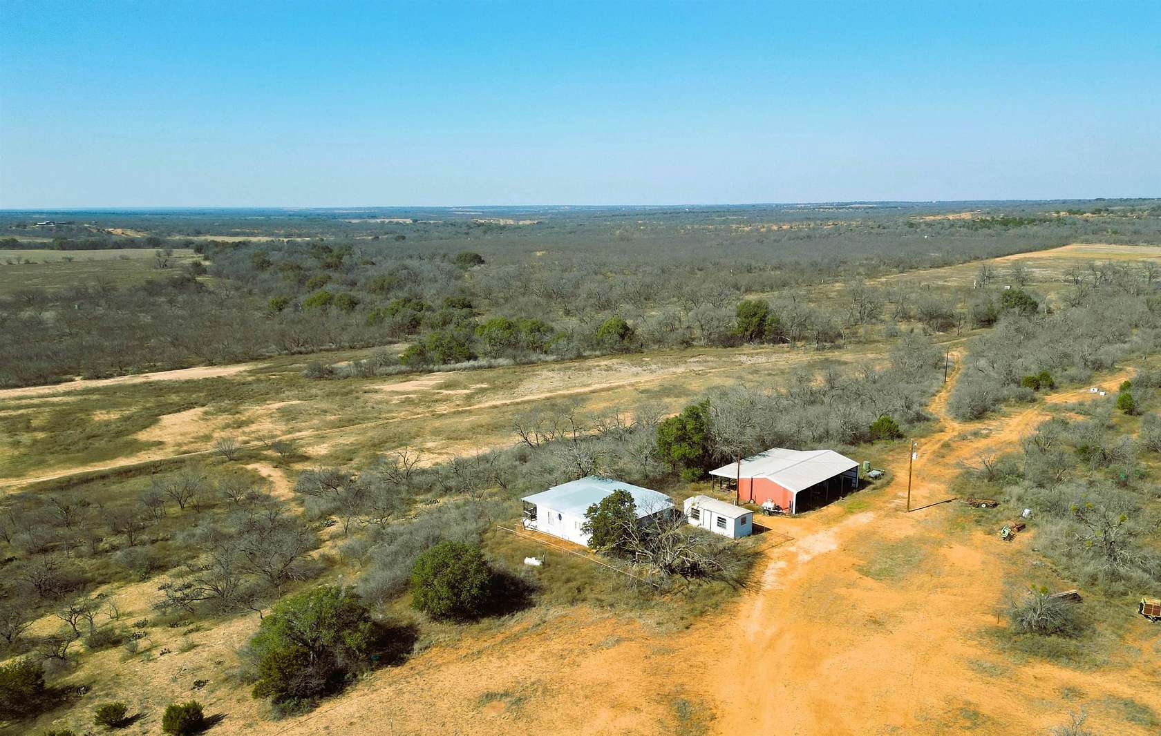 108 Acres of Recreational Land with Home for Sale in San Saba, Texas