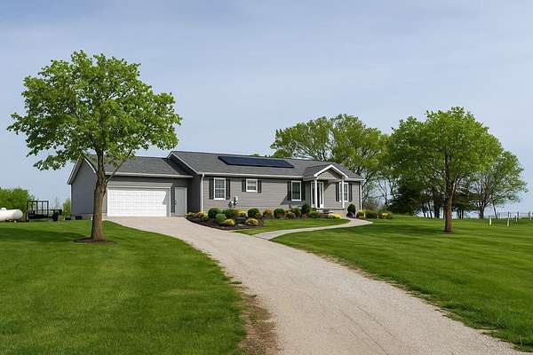 15 Acres of Land with Home for Sale in Lucas, Iowa