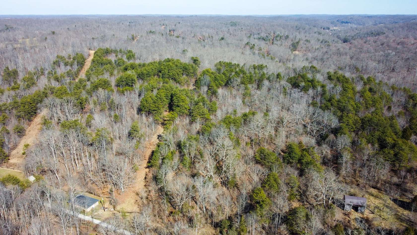 10 Acres of Recreational Land with Home for Sale in Wheelersburg, Ohio