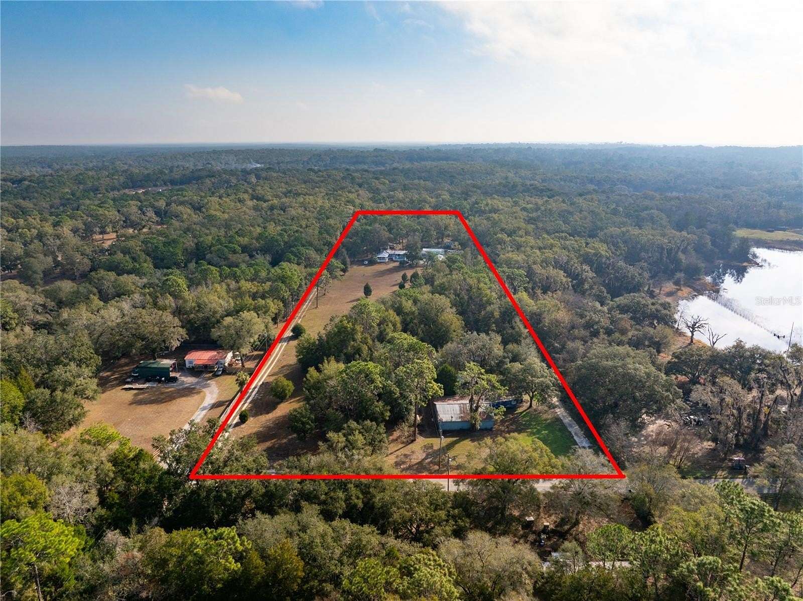 10 Acres of Land with Home for Sale in Brooksville, Florida