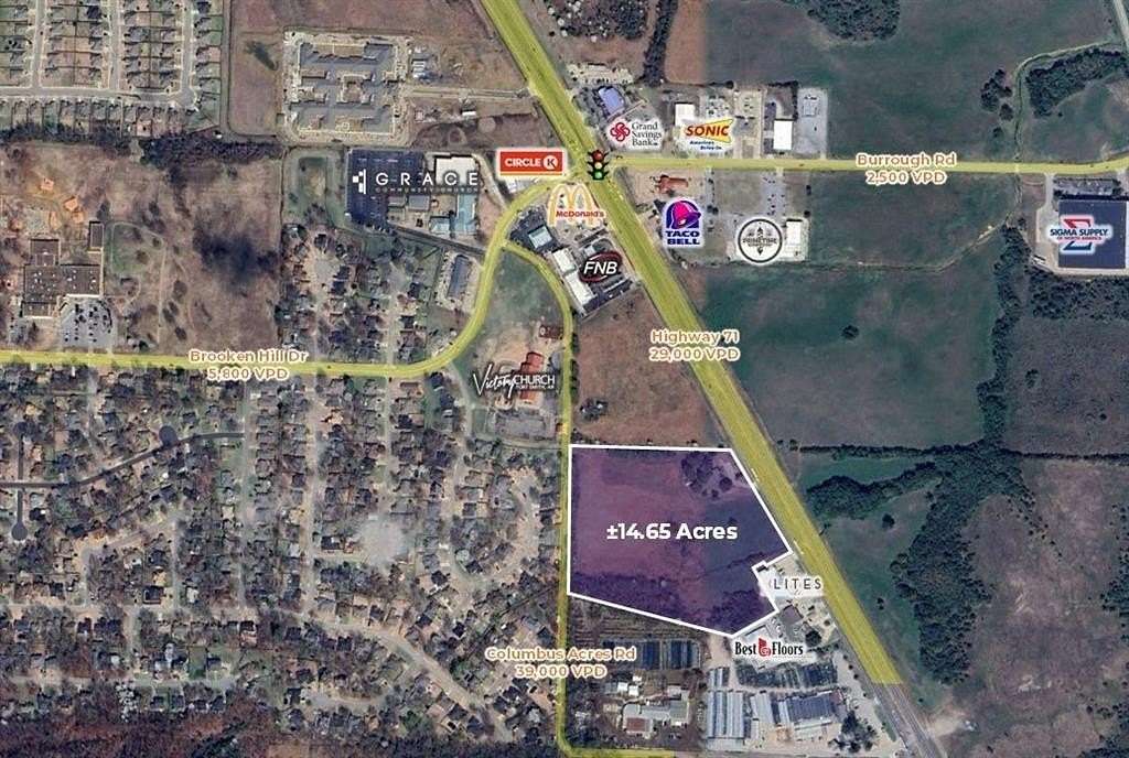 14.7 Acres of Mixed-Use Land for Sale in Fort Smith, Arkansas