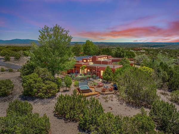 13.5 Acres of Land with Home for Sale in Santa Fe, New Mexico