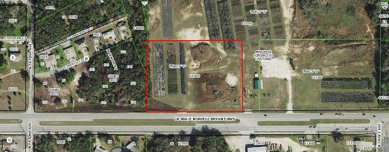 5 Acres of Commercial Land for Sale in Hernando, Florida