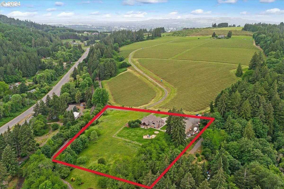 4.23 Acres of Land with Home for Sale in Sherwood, Oregon