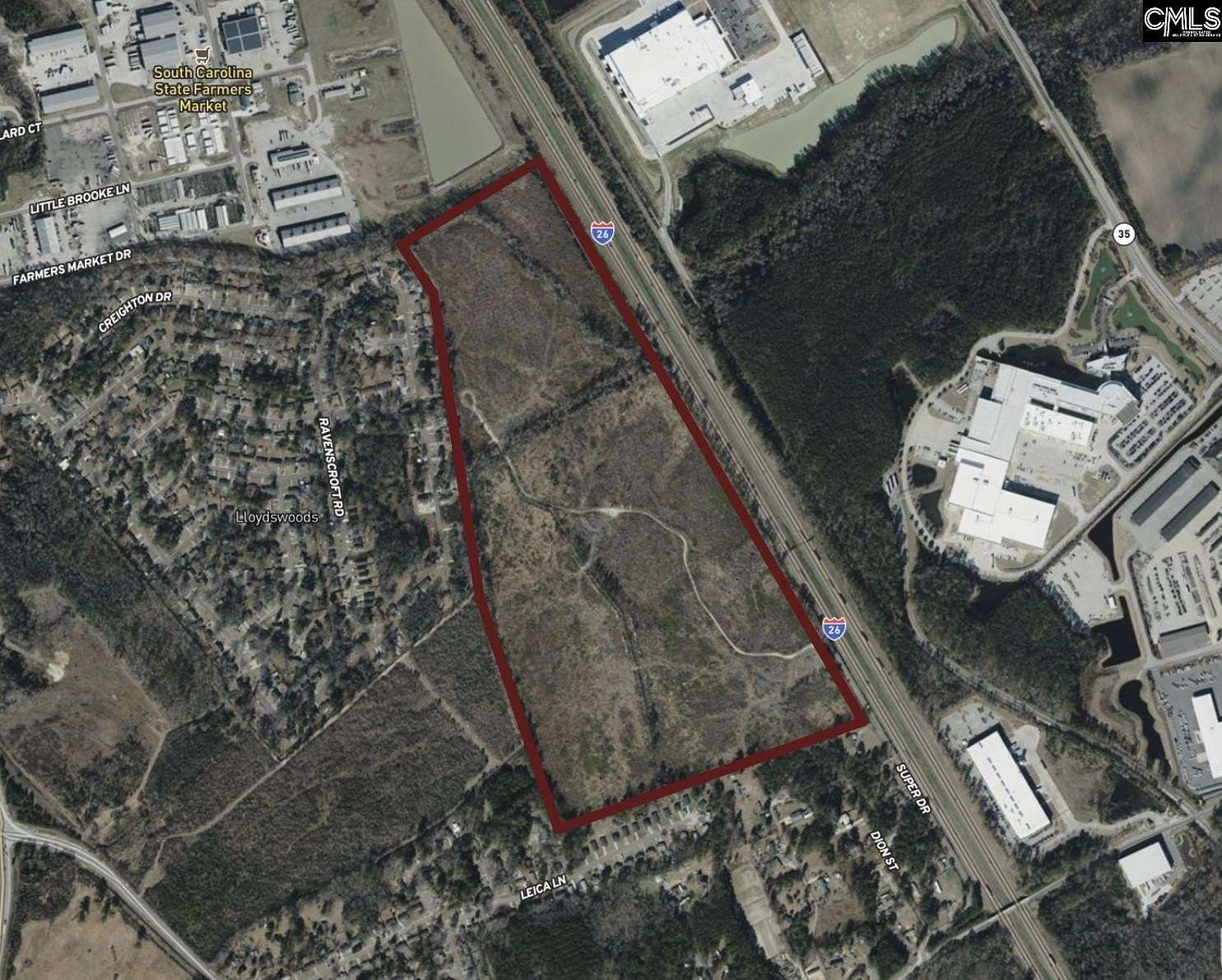 114 Acres of Land for Sale in Lexington, South Carolina