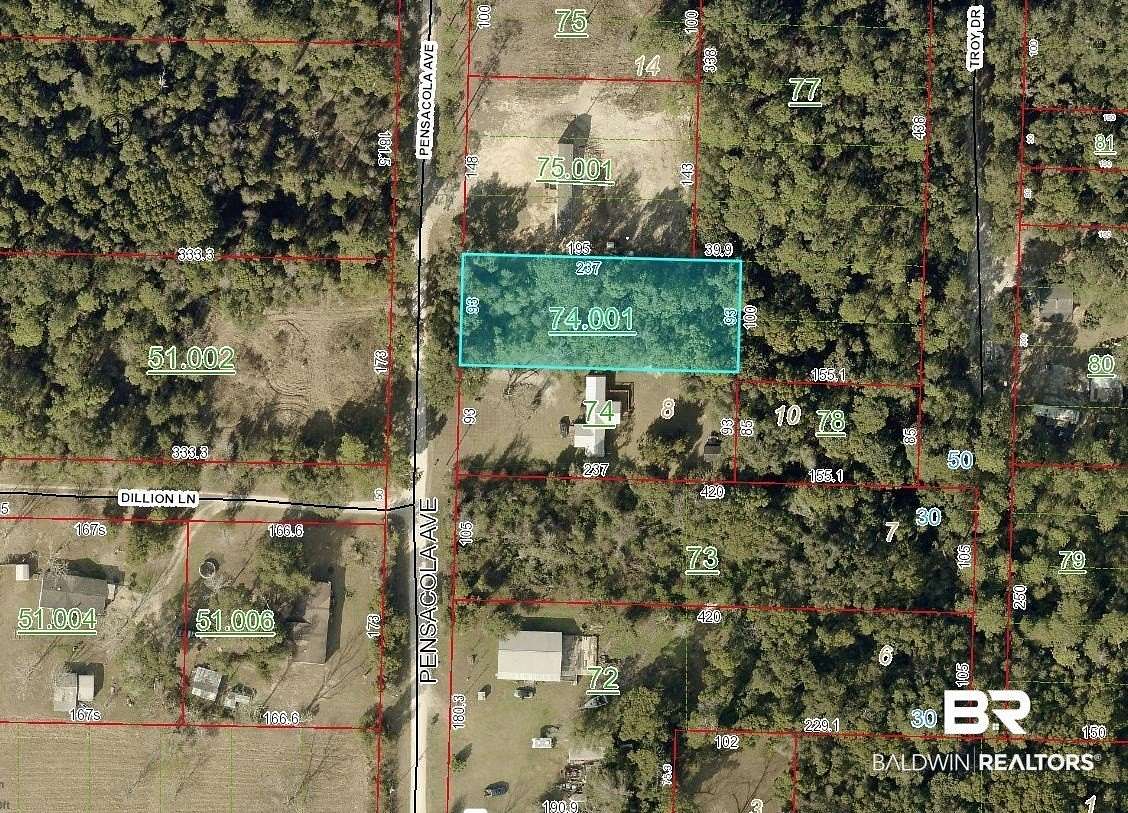 0.5 Acres of Residential Land for Sale in Perdido Beach, Alabama