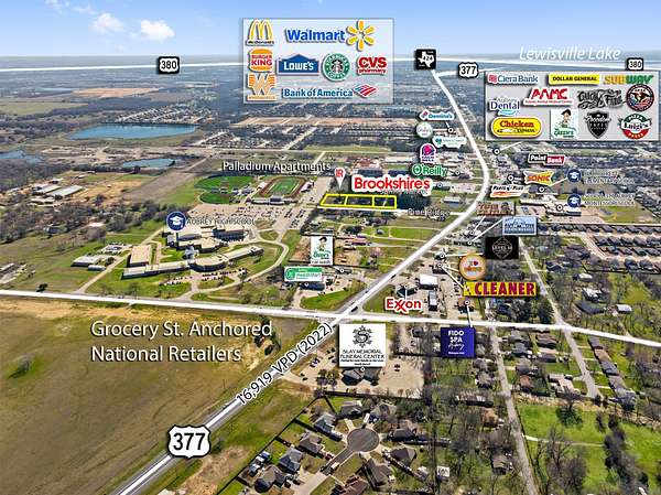 1.6 Acres of Mixed-Use Land for Sale in Aubrey, Texas