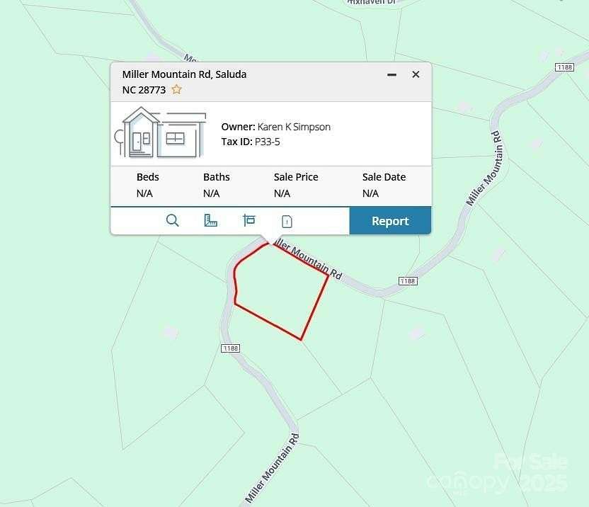 3 Acres of Residential Land for Sale in Saluda, North Carolina