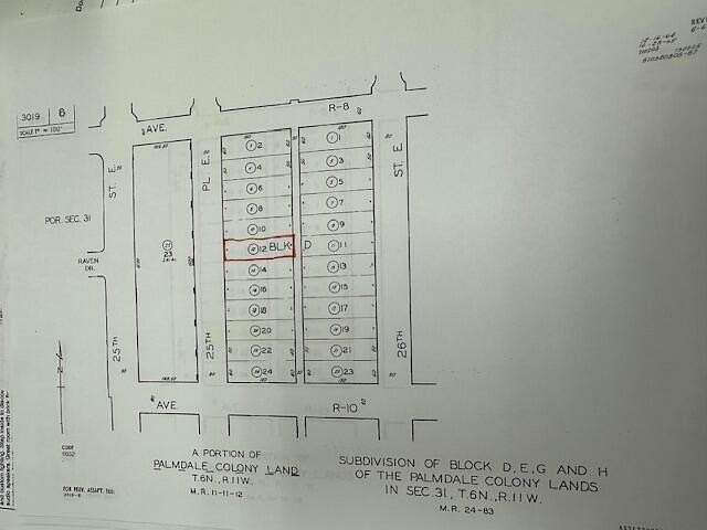 0.2 Acres of Residential Land for Sale in Palmdale, California