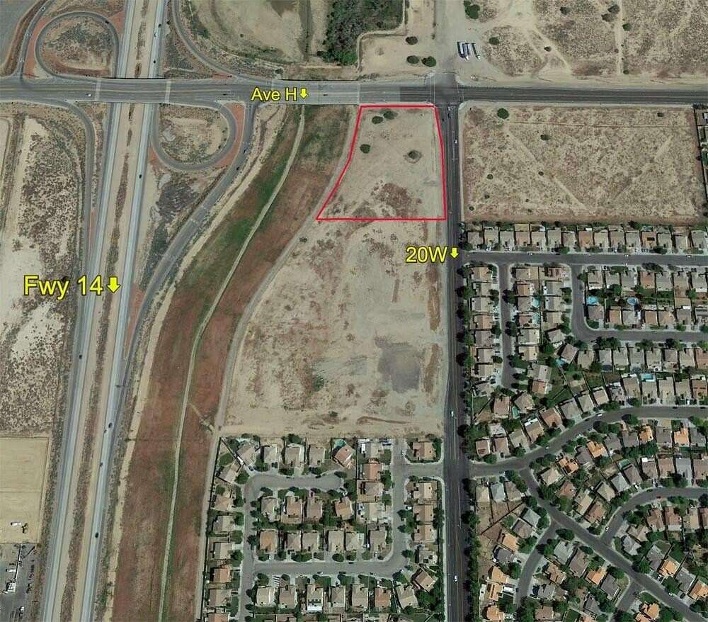 3.8 Acres of Commercial Land for Sale in Lancaster, California