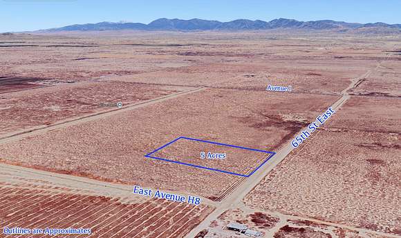 5 Acres of Land for Sale in Lancaster, California