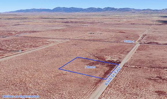5 Acres of Land for Sale in Lancaster, California