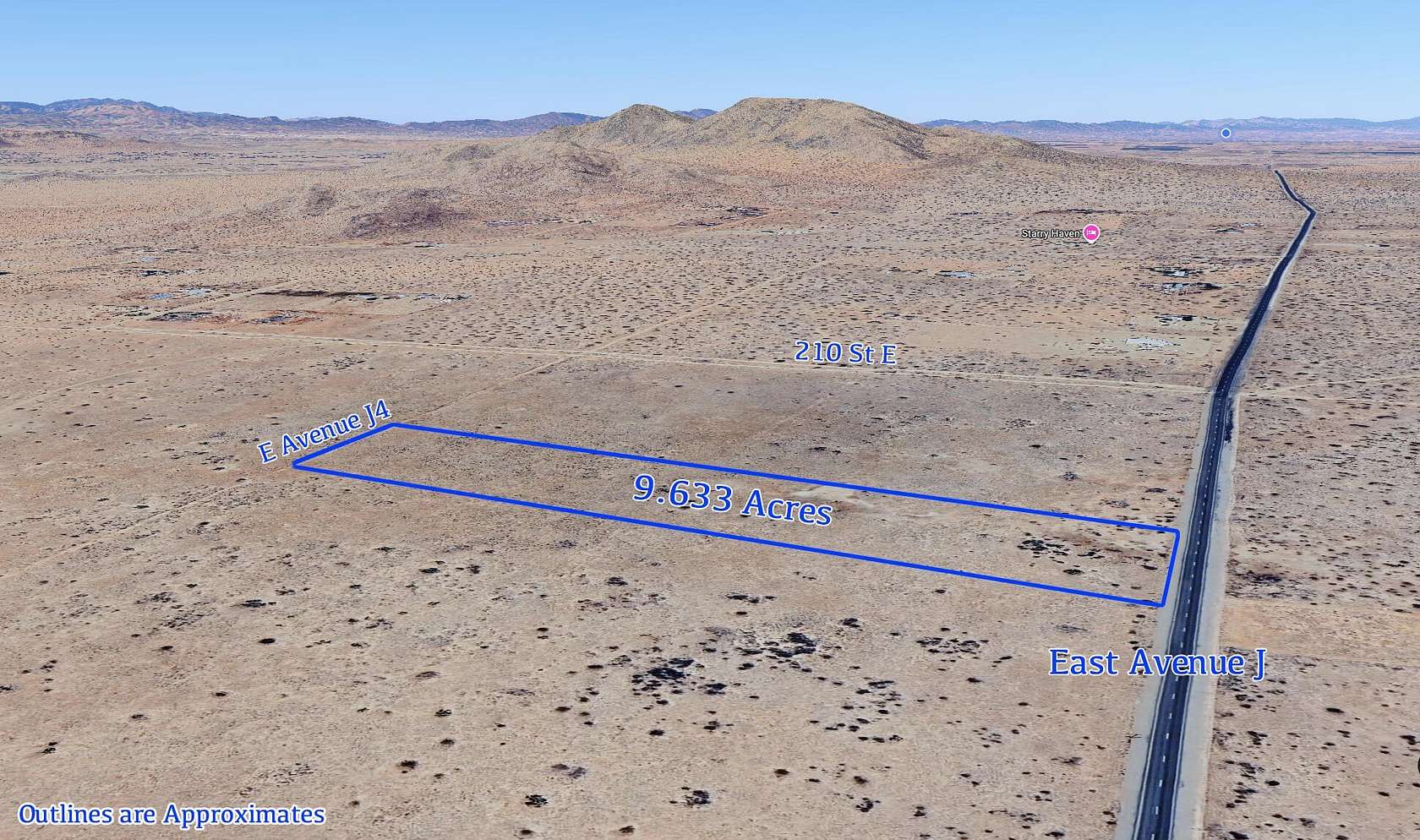 9.63 Acres of Land for Sale in Lancaster, California