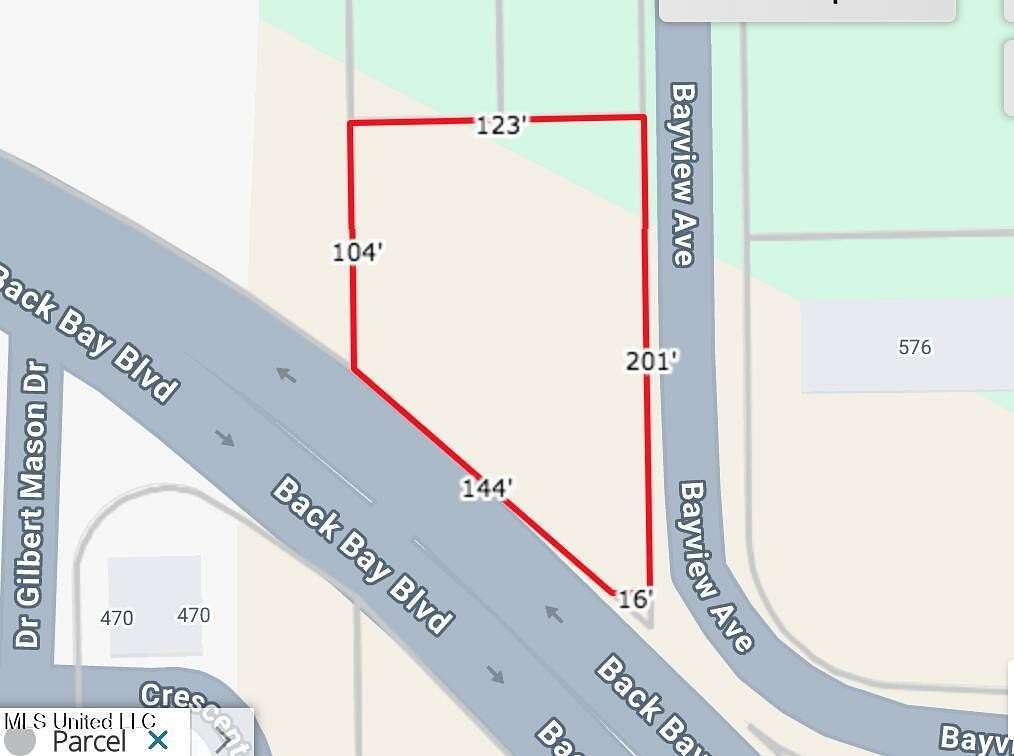 0.45 Acres of Land for Sale in Biloxi, Mississippi