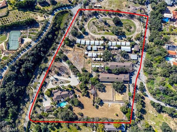 5 Acres of Land with Home for Sale in Bradbury, California