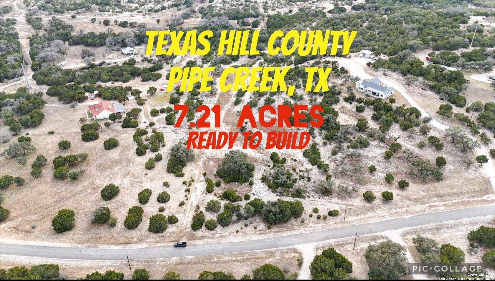 7.2 Acres of Residential Land for Sale in Pipe Creek, Texas