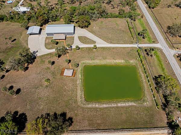 10.2 Acres of Land with Home for Sale in North Fort Myers, Florida