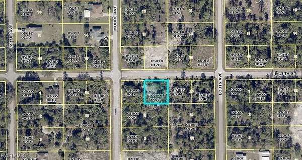 0.25 Acres of Residential Land for Sale in Lehigh Acres, Florida
