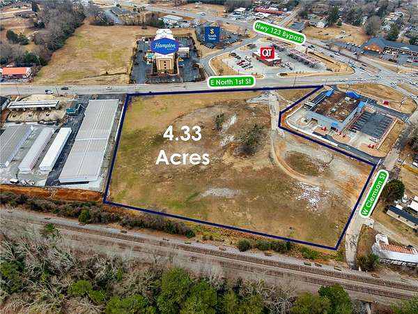 4.33 Acres of Commercial Land for Sale in Seneca, South Carolina