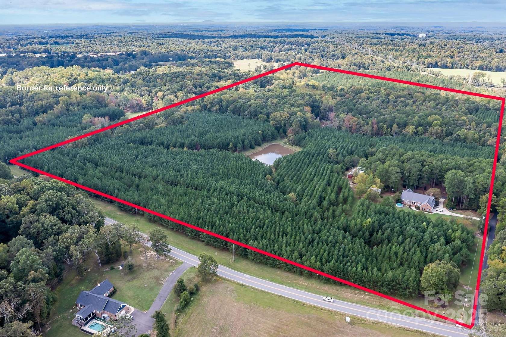 60 Acres of Recreational Land with Home for Sale in Huntersville, North Carolina