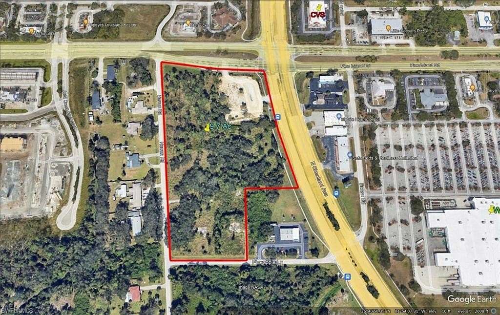 9.7 Acres of Commercial Land for Sale in North Fort Myers, Florida