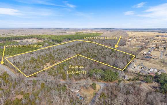 15.5 Acres of Recreational Land for Sale in Vilonia, Arkansas