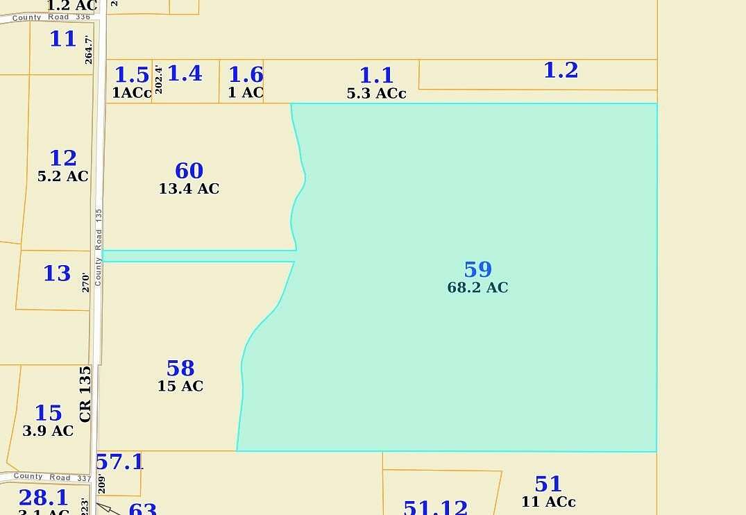 68 Acres of Recreational & Residential Land for Sale in Okolona, Mississippi