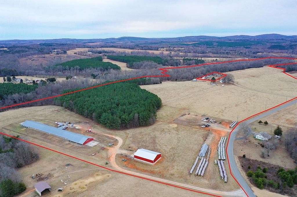 100 Acres of Agricultural Land for Sale in Chatham, Virginia