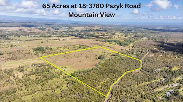 66 Acres of Agricultural Land for Sale in Mountain View, Hawaii