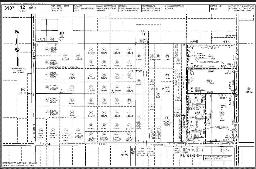 2.59 Acres of Land for Sale in Lancaster, California