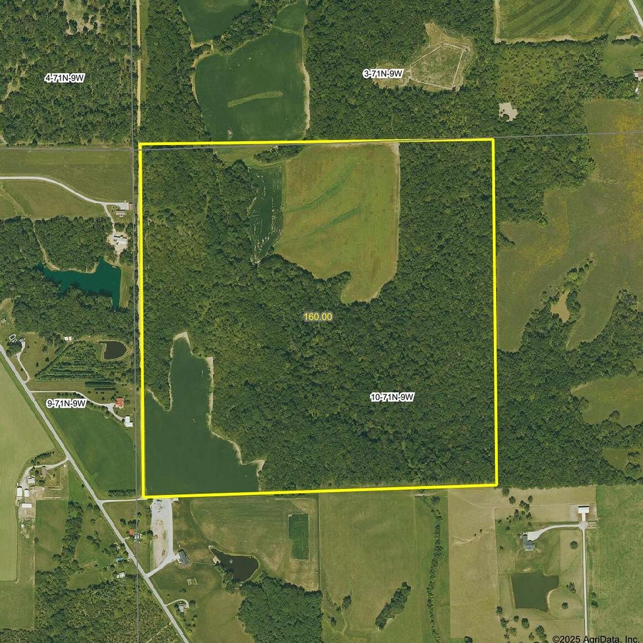 160 Acres of Recreational Land for Sale in Fairfield, Iowa