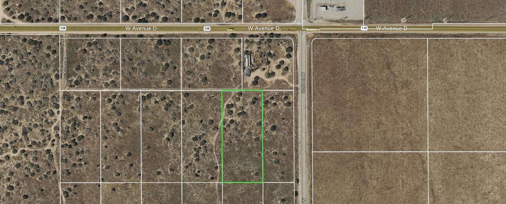 2.5 Acres of Land for Sale in Lancaster, California