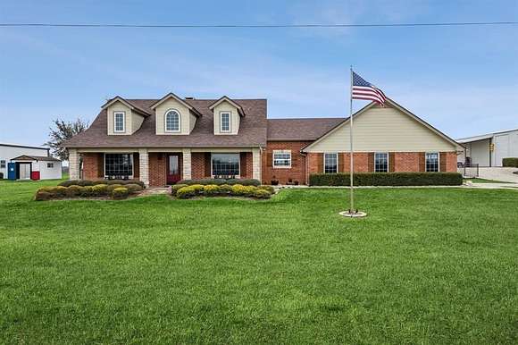 5 Acres of Residential Land with Home for Sale in Rhome, Texas