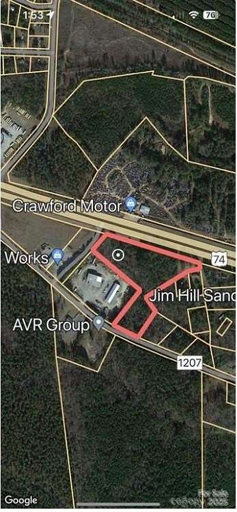 6.4 Acres of Commercial Land for Sale in Wadesboro, North Carolina