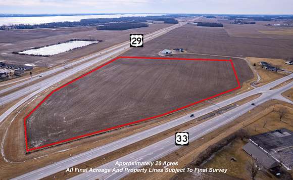 20 Acres of Commercial Land for Sale in St. Marys, Ohio