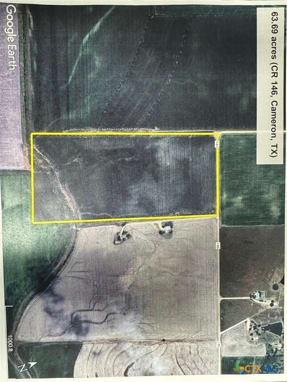 63.7 Acres of Land for Sale in Cameron, Texas