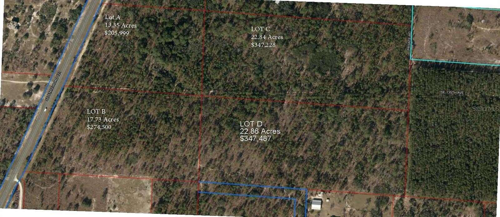 22 Acres of Land for Sale in Morriston, Florida