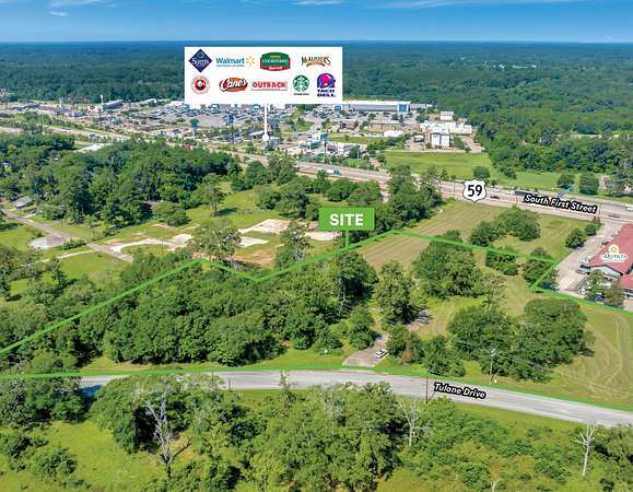 5.85 Acres of Commercial Land for Sale in Lufkin, Texas