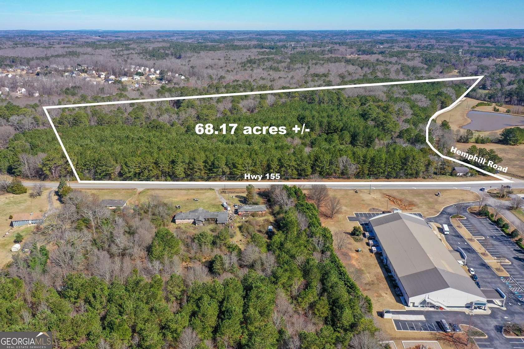 68.2 Acres of Land for Sale in Stockbridge, Georgia