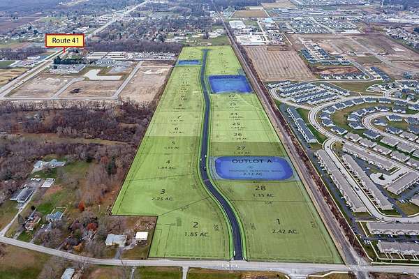 2.25 Acres of Land for Sale in Cedar Lake, Indiana