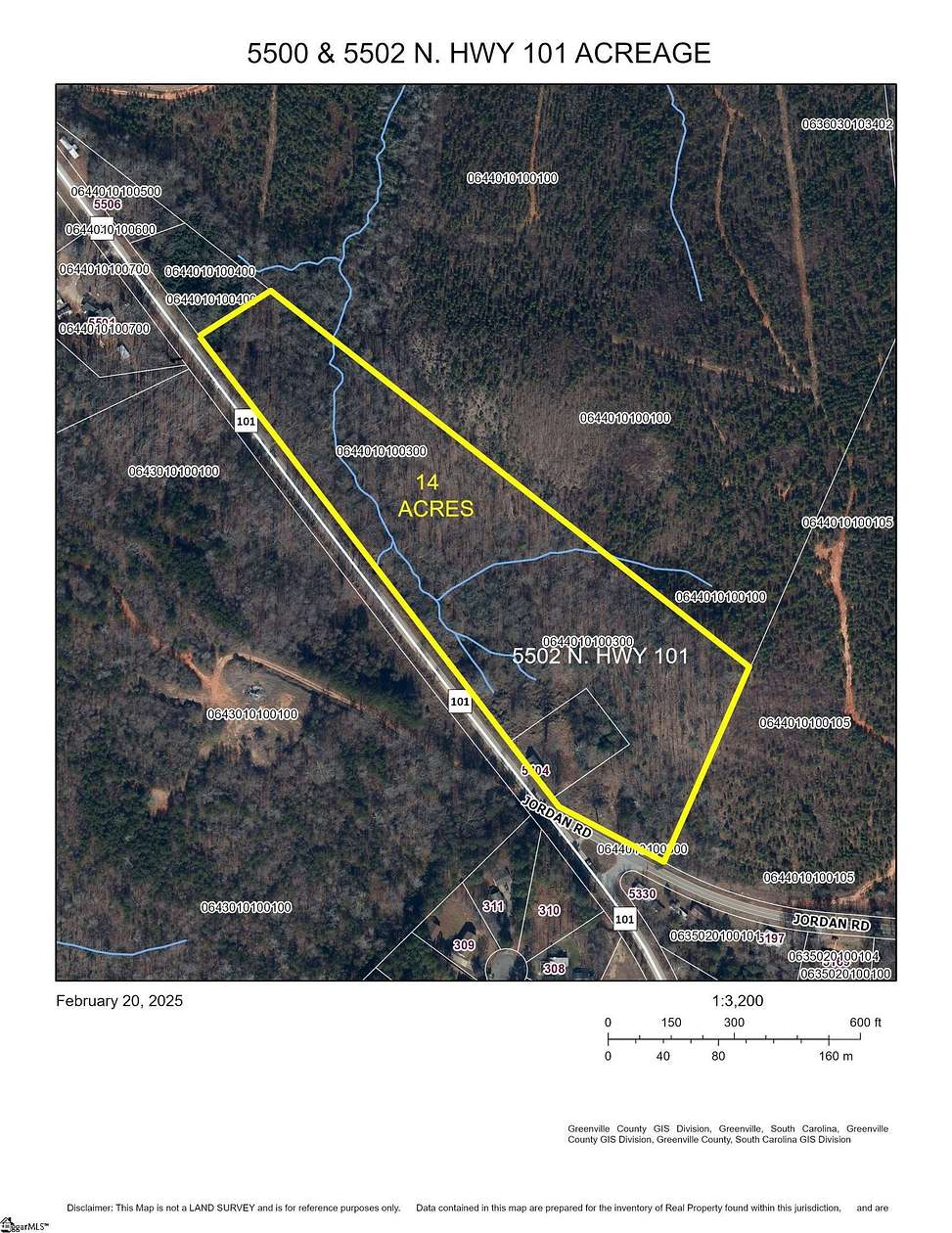 14 Acres of Mixed-Use Land for Sale in Taylors, South Carolina