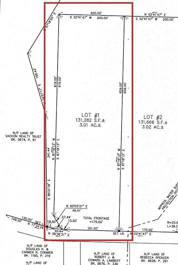 3 Acres of Residential Land for Sale in Leominster, Massachusetts