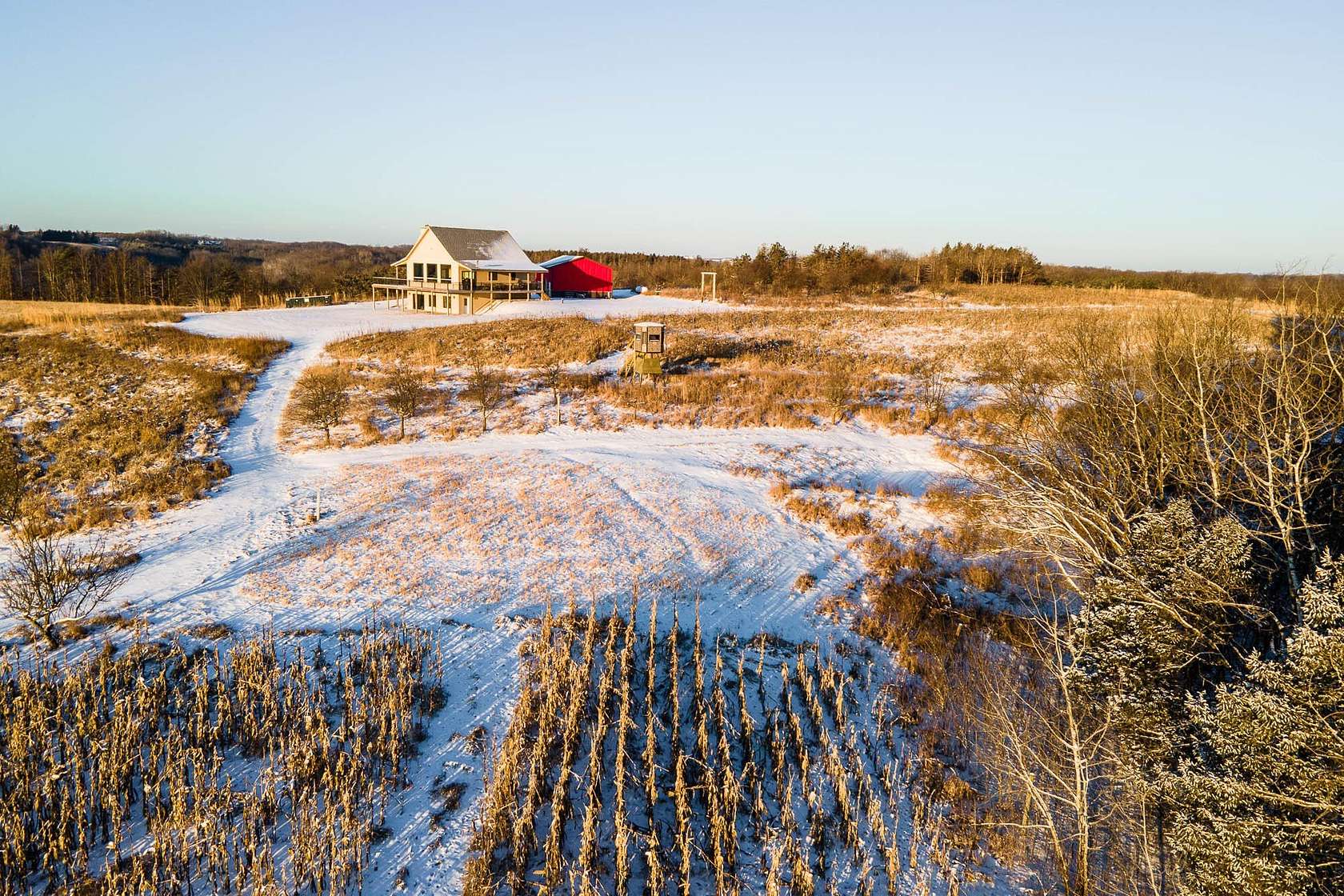 180 Acres of Agricultural Land with Home for Sale in Richland Center, Wisconsin