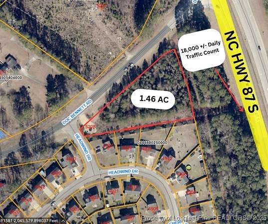 1.46 Acres of Commercial Land for Sale in Fayetteville, North Carolina
